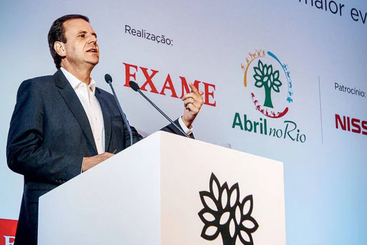 
	Eduardo Paes, prefeito do Rio de Janeiro: a Olimp&iacute;ada &eacute; a chance de transformar a cidade
 (Leandro Fonseca/Exame)