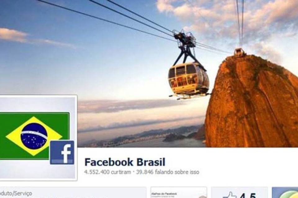 Facebook cresceu 54% no Brasil em seis meses