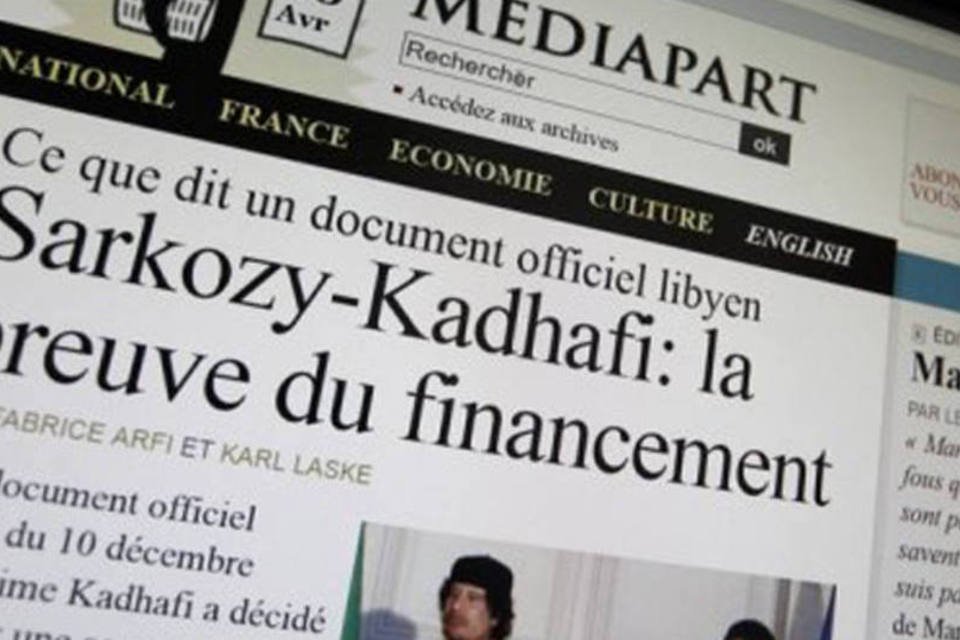 Jornal digital Mediapart processa Sarkozy