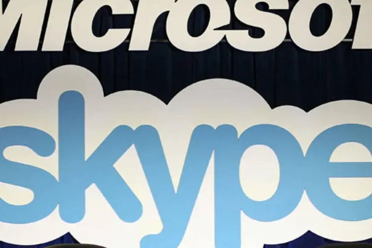 Skype, que estava considerando uma oferta inicial de ações, despertou o interesse de empresas como Facebook e Google, mas foi comprado pela Microsoft (Justin Sullivan/Getty Images)
