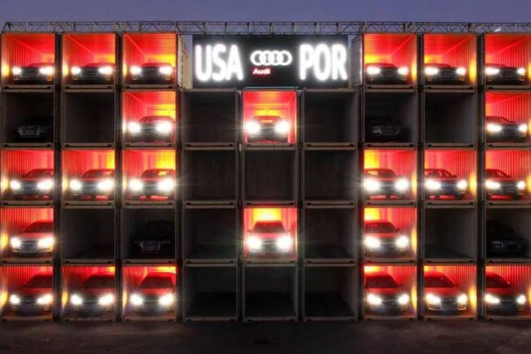 Painel da Audi na Copa (Divulgação/Audi)