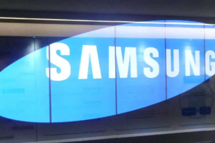 
	Painel da Samsung: companhia n&atilde;o abre n&uacute;meros, mas afirma que 6% de suas receitas anuais globais s&atilde;o destinados &agrave; pesquisa e desenvolvimento
 (Daniela Barbosa/EXAME.com)