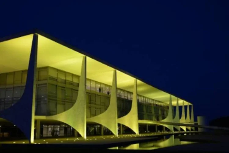 O Palácio do Planalto, em Brasília: o clima em Brasília era de despedida. Antecipa-se o fim de uma era (VANDERLEI ALMEIDA/AFP)