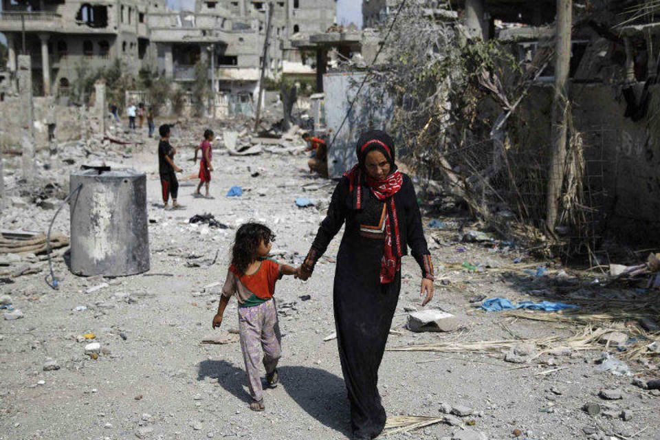 A reconstrução da devastada Gaza custará bilhões de dólares