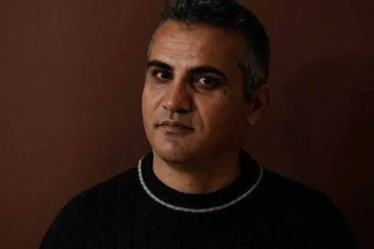 
	O diretor de cinema palestino Emad Burnat: cineasta palestino referiu-se ao incidente como um acontecimento &quot;desagrad&aacute;vel&quot;
 (AFP/ Larry Busacca)