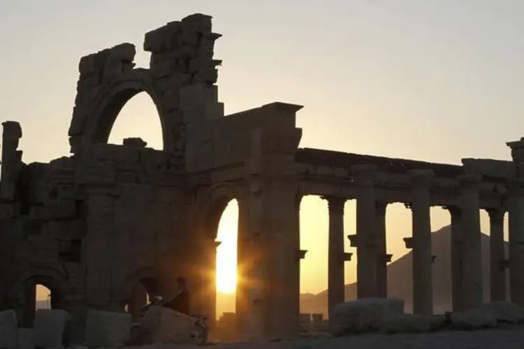 
	O EI tomou o controle de Palmira em 20 de maio, cidade cujas ru&iacute;nas fazem parte dos Patrim&ocirc;nios da Humanidade da Unesco
 (REUTERS/Khaled al-Hariri)