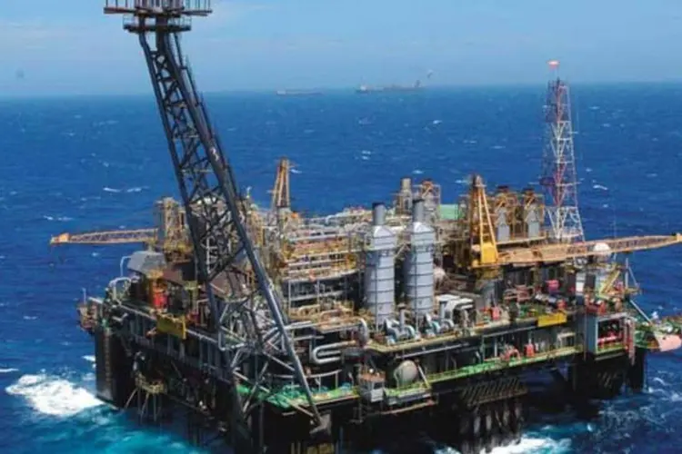 Plataforma petrolífera da Petrobras em alto mar (Divulgação)