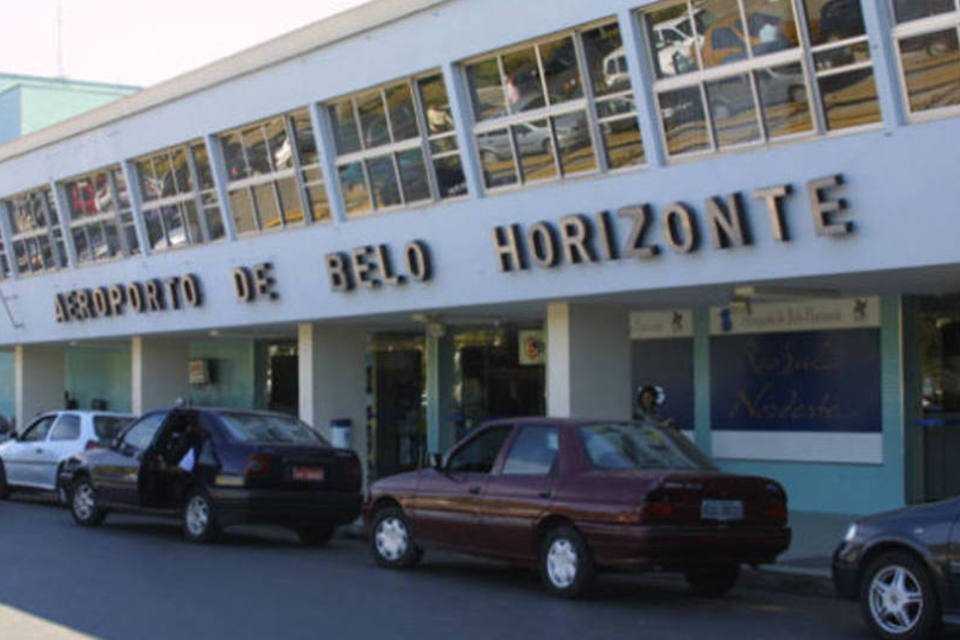 Aeroporto: o terminal na capital mineira volta a operar apenas voos regionais e serviços de táxi aéreo (Divulgação/Infraero/Divulgação)