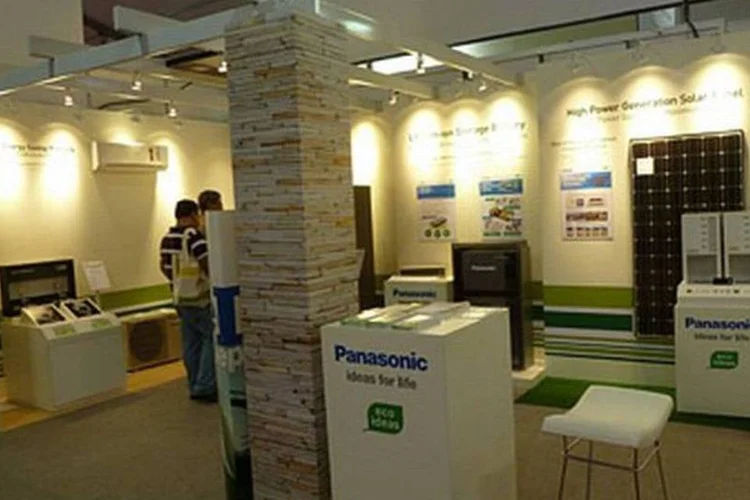 Stand da empresa no evento apresenta ações e novidades voltadas para sustentabilidade (Divulgação)