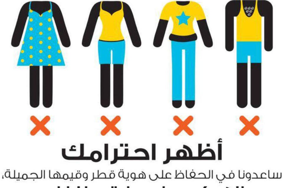 Catar quer ensinar estrangeiros como se vestir no país
