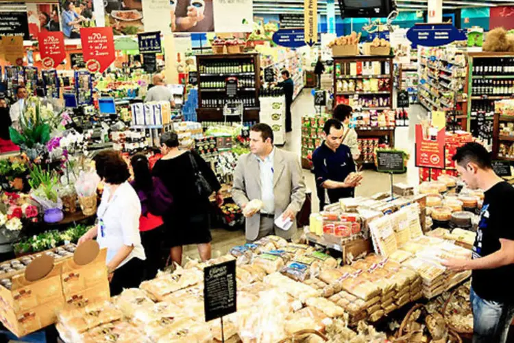 Setor de padaria, em primeiro plano, Loja do supermercado Pão de Açúcar, no Jardins (Alexandre Battibugli/Exame)