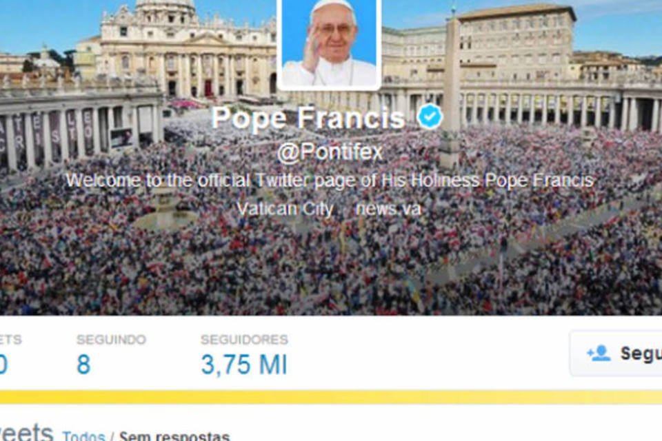 Papa Francisco é um astro no Twitter e em outras mídias