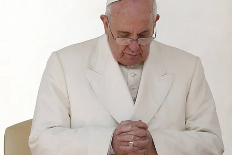 Papa Francisco lidera sua audiência geral de quarta-feira na Praça de São Pedro, no Vaticano (Tony Gentile/Reuters)