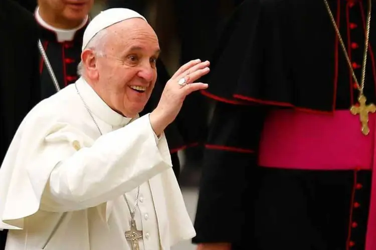 
	O papa Francisco no Vaticano: &ldquo;n&atilde;o &eacute; a tecnologia que determina se a comunica&ccedil;&atilde;o &eacute; aut&ecirc;ntica ou n&atilde;o&quot;
 (REUTERS/Tony Gentile)