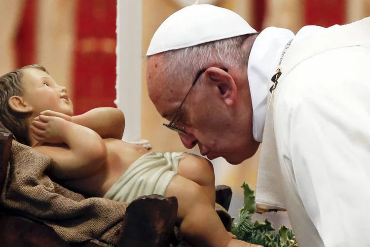 
	Crian&ccedil;as: &quot;Sabemos pouco do Menino Jesus, mas podemos aprender muito dele se observarmos a vida das crian&ccedil;as&quot;
 (Alessandro Bianchi / Reuters)