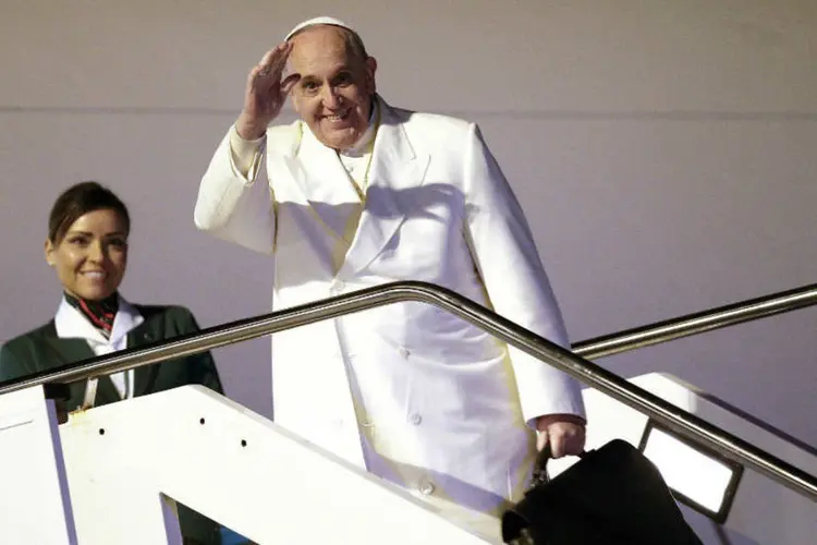 
	Papa Francisco: &quot;Adotamos todos os dispositivos de seguran&ccedil;a, que ser&atilde;o aplicados a partir de sua chegada&quot;
 (Max Rossi/Reuters)