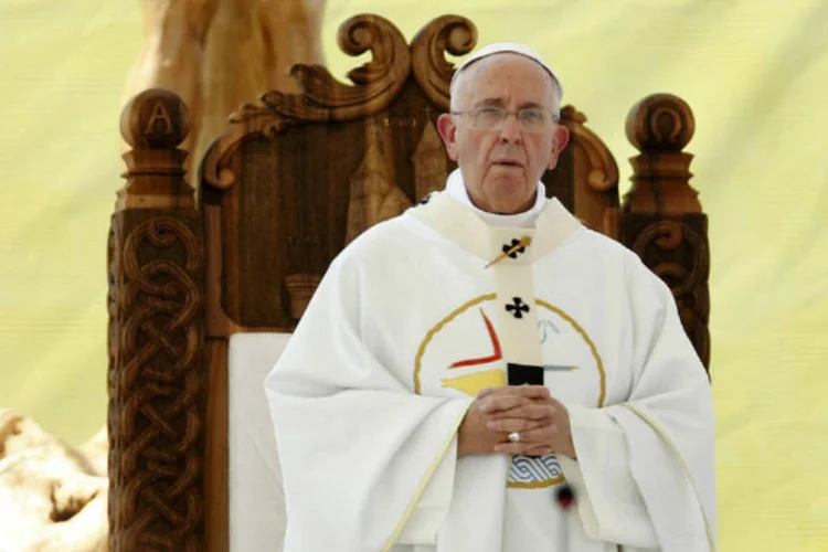 Papa Francisco: ele ainda fez outra crítica à indústria das armas (Dado Ruvic/Reuters)
