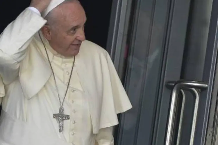 Papa Francisco sobre família: "falar com liberdade e ouvir com humildade" (Andreas Solaro/AFP)