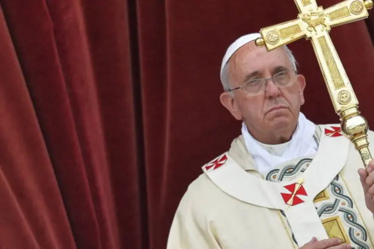 
	Papa Francisco: Francisco recordou todos os que est&atilde;o sofrendo por causa da epidemia
 (AFP/Getty Images)