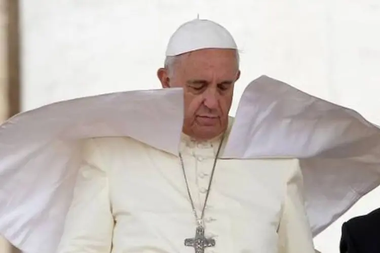 Papa Francisco: pontífice lamentou a morte de parentes em acidente de trânsito na Argentina (Filippo Monteforte/AFP)
