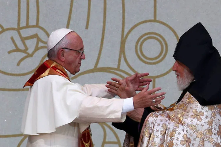 
	Papa: a nota conclui com o desejo de que o papa &quot;mantenha uma atitude de mediador&quot;
 (David Mdzinarishvili / Reuters)