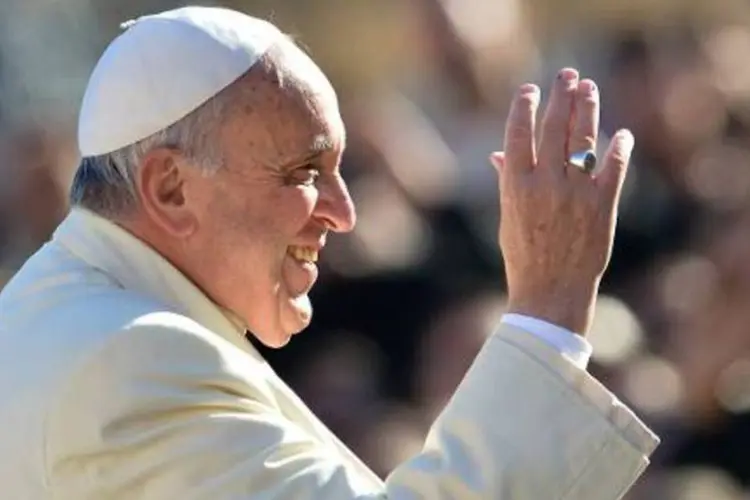 Papa Francisco: pontífice latino-americano enviou uma mensagem de encorajamento ao governo de Juan Manuel Santos (Alberto Pizzoli/AFP)