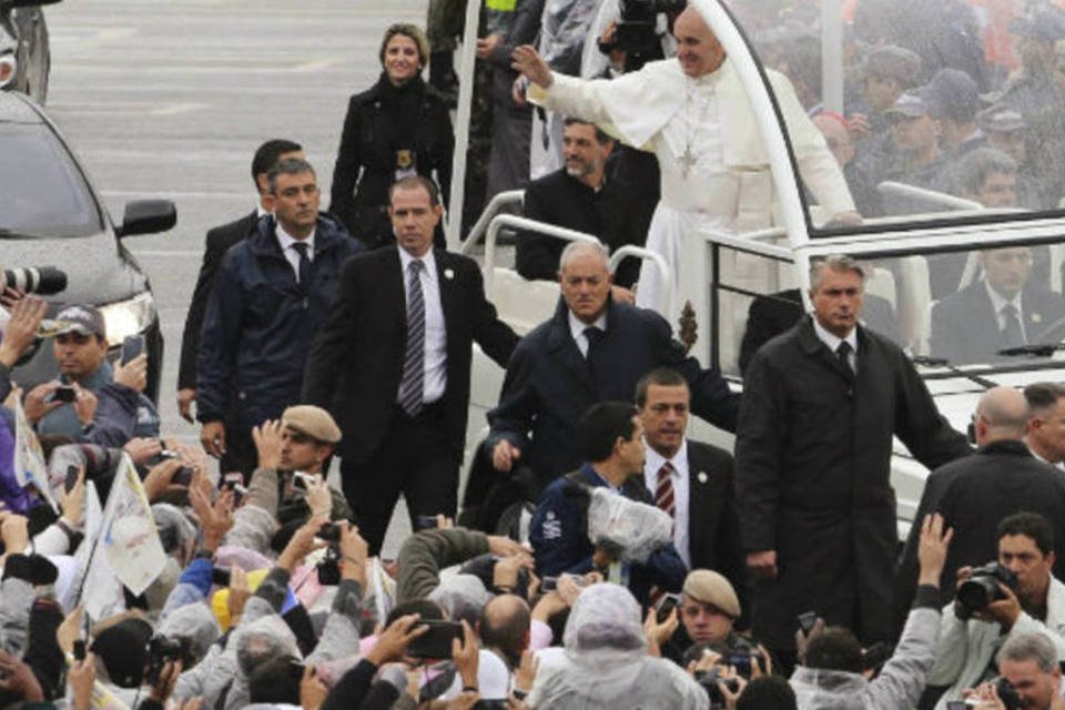 Em Aparecida, 7,7 mil homens farão a segurança do papa