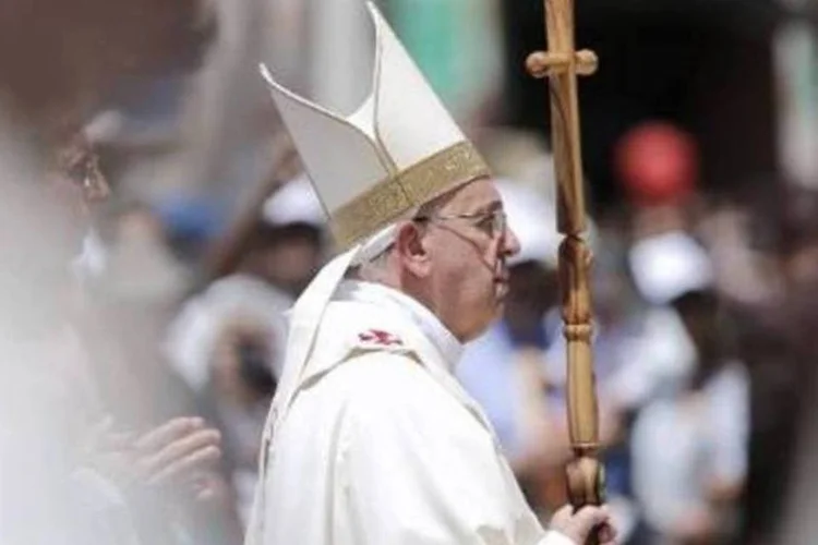 
	O Papa Francisco, em visita a Bel&eacute;m, Cisjord&acirc;nia:&nbsp;&quot;que n&atilde;o exista espa&ccedil;o para antissemitismo, em qualquer de suas formas&quot;, disse o pont&iacute;fice
 (POOL/AFP)