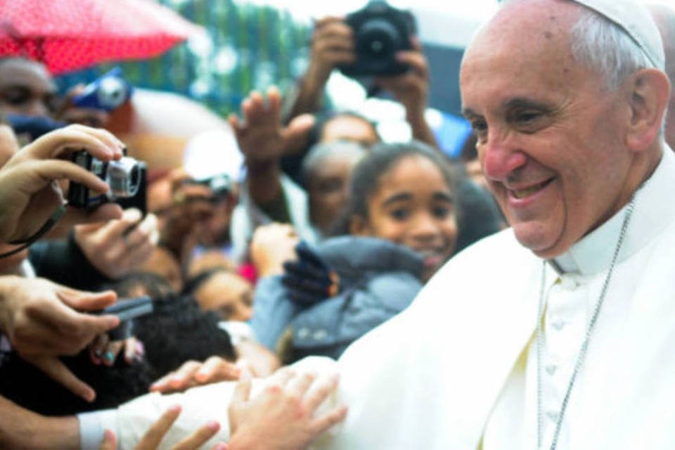 Papa Francisco rezou com evangélicos em Manguinhos