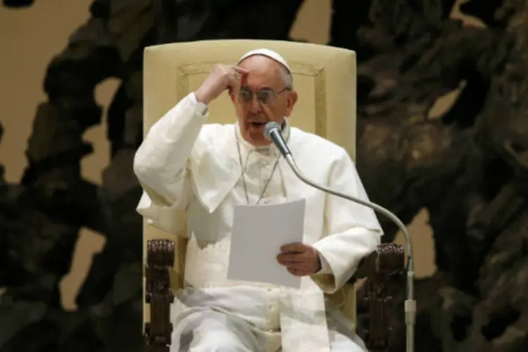 
	Papa faz discurso para a imprensa neste s&aacute;bado no Vaticano e diz que ir&aacute; focar nos pobres
 (REUTERS)
