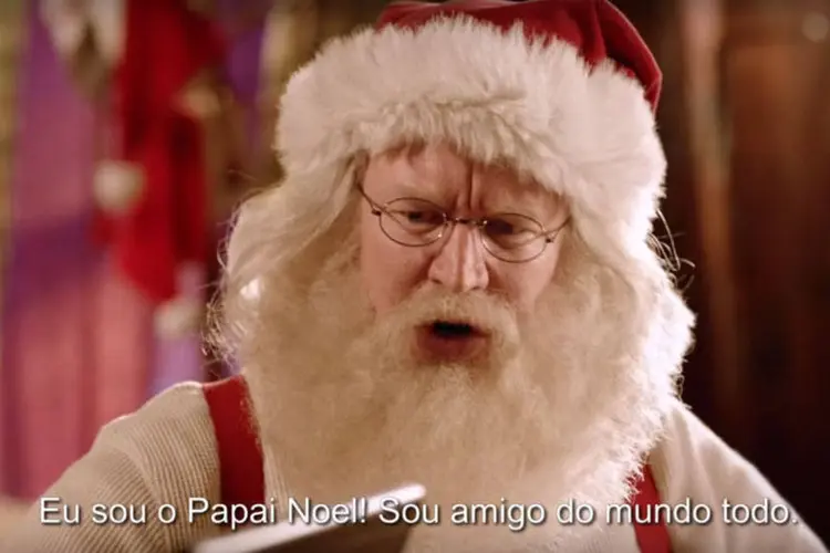
	Papai Noel em comercial: empresa de sistemas antiv&iacute;rus Norton mostra a hist&oacute;ria de um v&iacute;rus que roubou o Natal
 (Reprodução/Youtube)