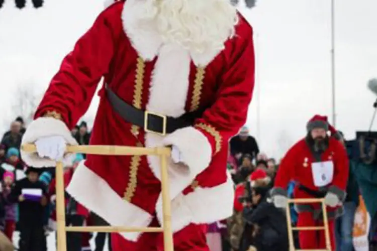 
	Papai Noel: o Google Santa Tracker: faz contagem regressiva para o Natal
 (Jonathan Nackstrand/AFP)