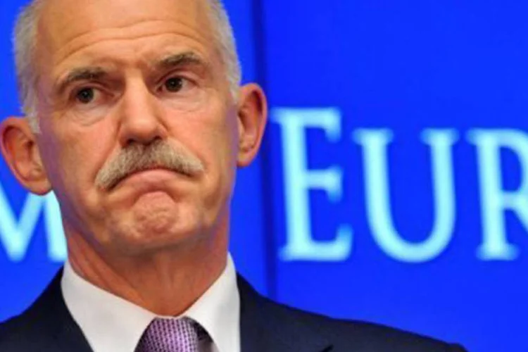 Premier grego, George Papandreou: oposição quer sua saída (Georges Gobet/AFP)