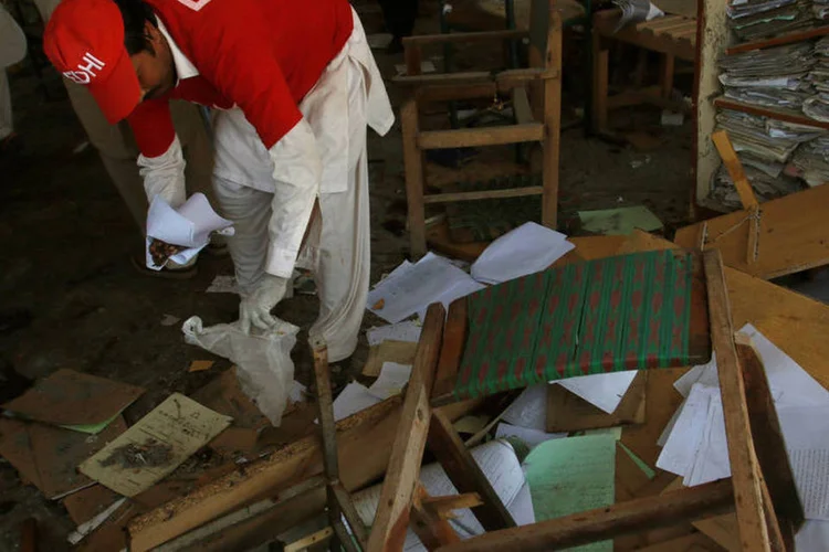 
	Atentado: o ataque n&atilde;o foi reivindicado at&eacute; o momento
 (Khuram Parvez/Reuters)