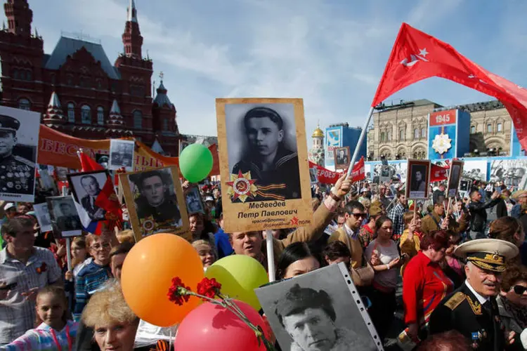 Parada celebra fim da segunda guerra na Rússia (Reuters)