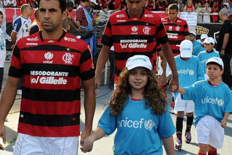 Parceria do Flamengo com Unicef (Divulgação/Unicef)