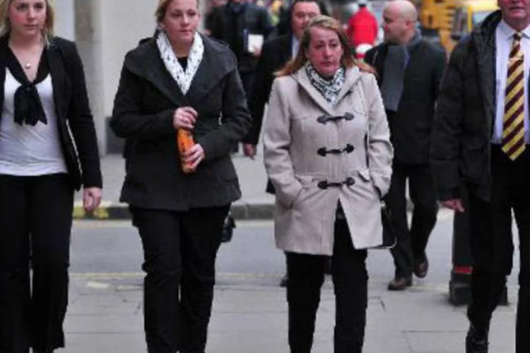 
	Parentes de Lee Rigby: os dois acusados foram baleados antes de serem detidos
 (AFP)