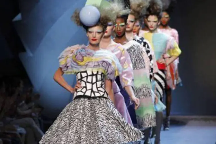 Paris Fashion Week: exibição mostra papel importante de Versalhes na moda atual (Francois Guillot/AFP)