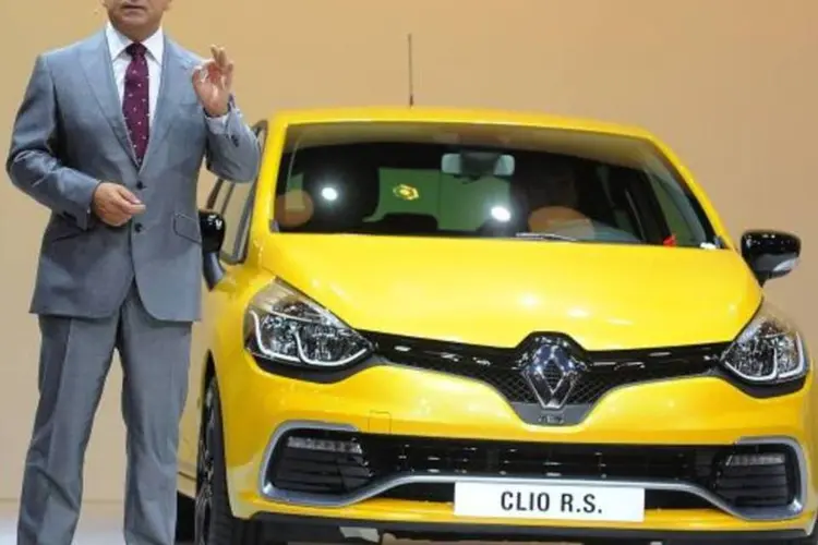 
	CEO da Renault-Nissan, o brasileiro Carlos Ghosn, apresenta o Clio IV R.S. em Paris
 (Antoine Antoniol/Getty Images)