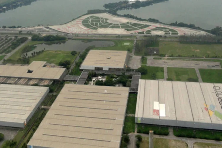 A área do Parque dos Atletas, ao lado do Riocentro, foi dedicada a exposições governamentais e intergovernamentais (Divulgação)