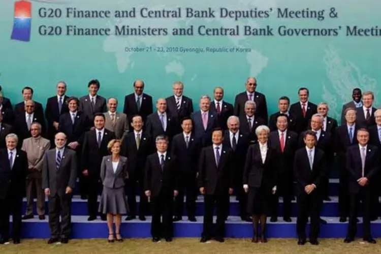 Reunião do G-20, na Coreia do Sul: países emergentes terão mais poder no Fundo Monetário Internacional (Getty Images)