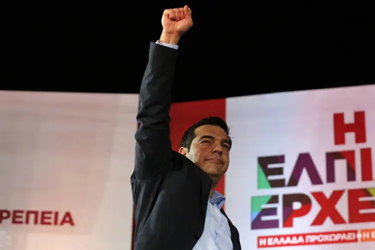Syriza: em 3 pesquisas, partido não tem votos suficientes para compor maioria absoluta no parlamento (Yannis Behrakis/Reuters)