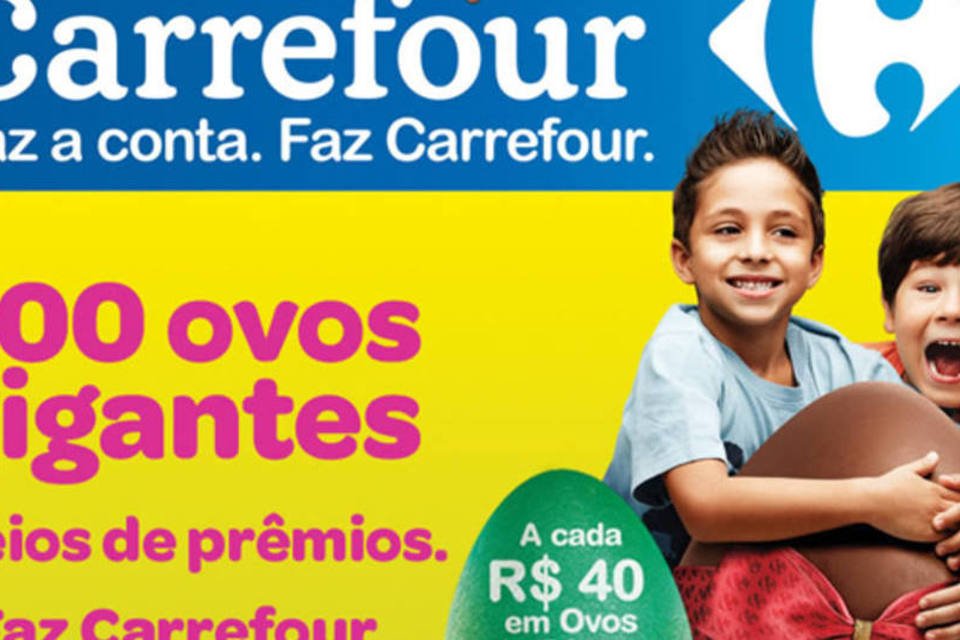 Carrefour dá ovos de Páscoa gigantes com cartão-presente