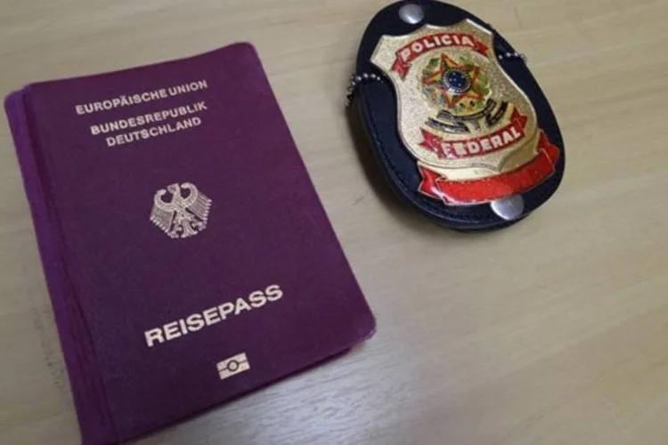 Passaporte do alemão preso pela Polícia Federal em Belo Horizonte (Divulgação/Polícia Federal)