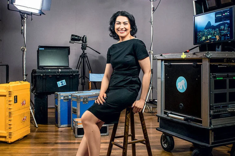 Patrícia Atina, da White Gorilla: a companhia já atendeu produtoras de filmes como Confissões de Adolescente e de séries como O Negócio  (Germano Lüders / EXAME PME)