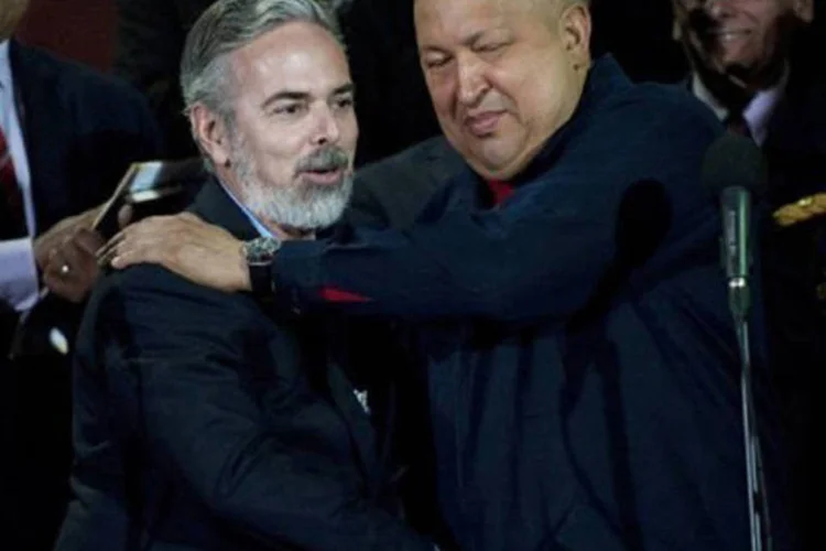 Chávez garantiu que resolverá o problema do financiamento venezuelano na refinaria Abreu e Lima, em Pernambuco (Juan Barreto/AFP)