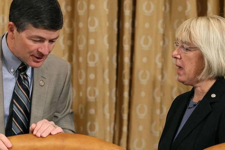 "Após meses de duro trabalho e intensas negociações, concluímos hoje que não será possível alcançar um acordo bipartidário antes da data limite", disseram Patty Murray e Jeb Hensarling (Getty Images)