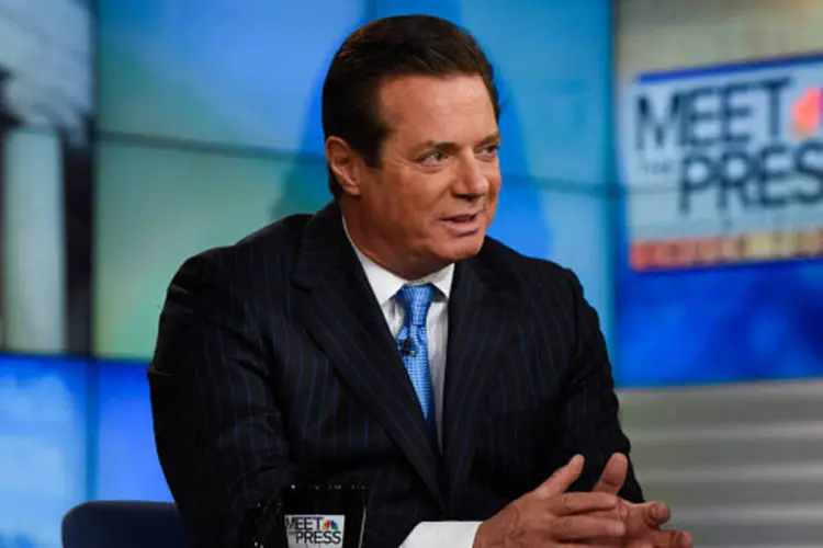 Paul Manafort: o presidente diz que Manafort apenas dirigiu a campanha por "um período muito curto" (Getty Images/Getty Images)