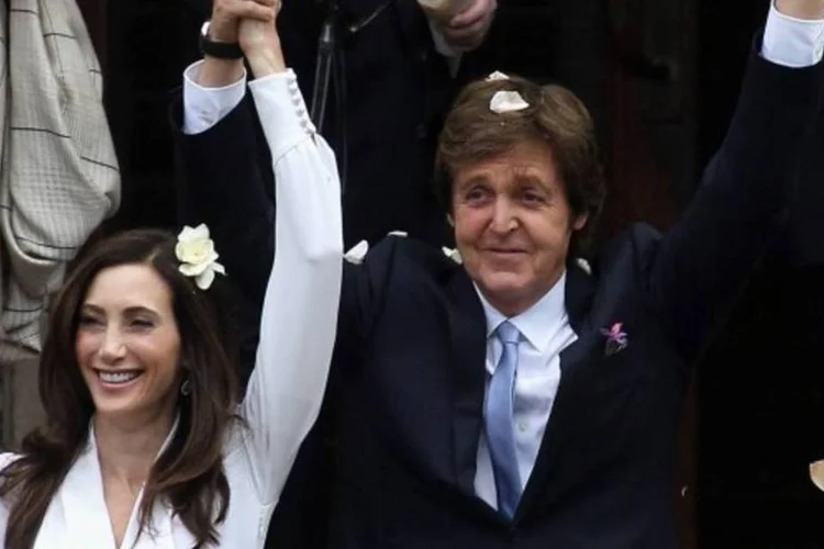 Paul McCartney e Nancy Shevell se casaram hoje (Getty Images)