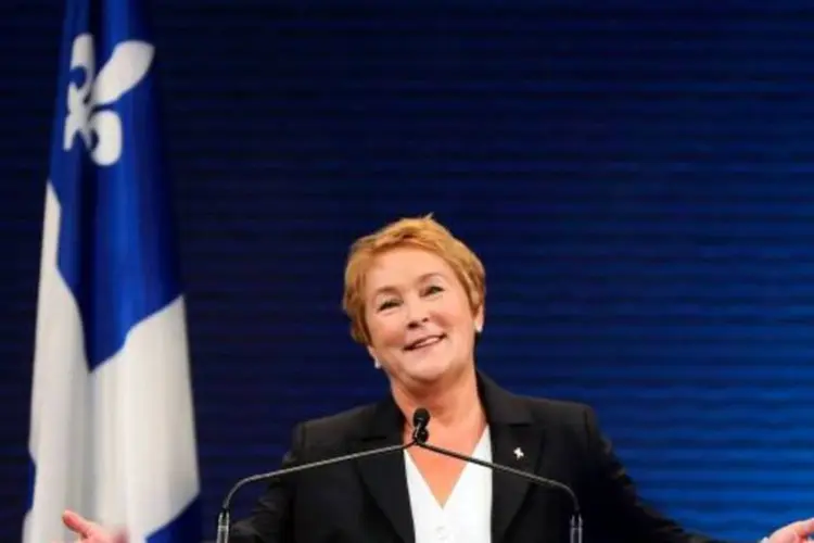 
	Premi&ecirc; de Quebec: Marois acusou o Partido Liberal e a Coaliz&atilde;o para o Futuro do Qu&eacute;bec de serem os respons&aacute;veis por estas elei&ccedil;&otilde;es antecipadas
 (Christinne Muschi/Reuters)